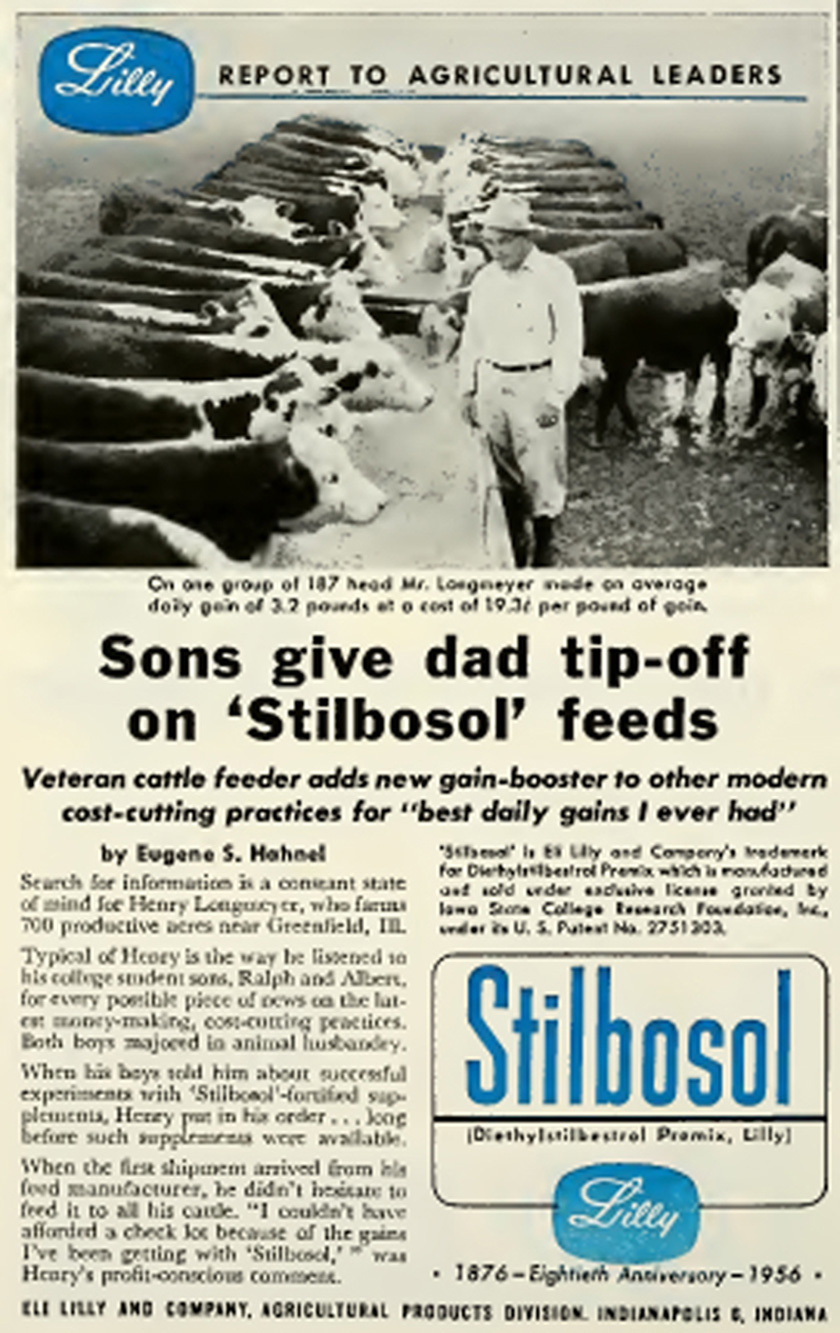 Sons give dad tipp-of on Stilbosol feeds