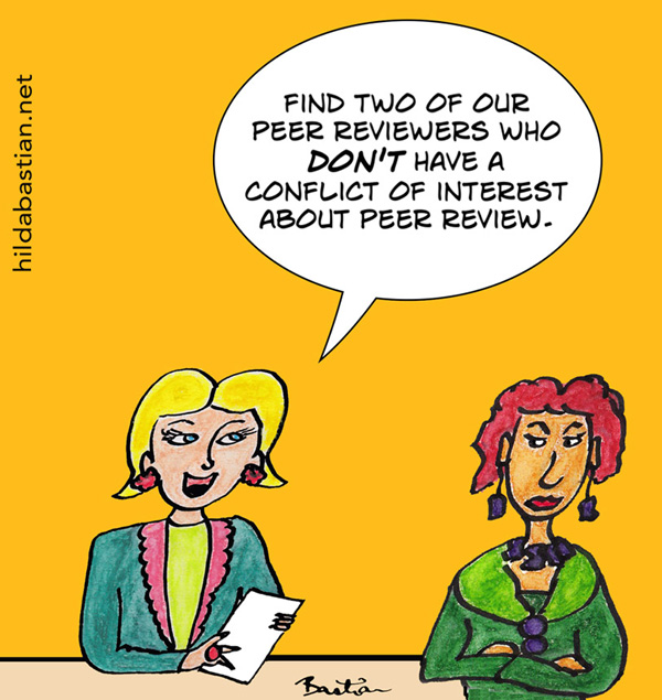 Peer-review cartoon